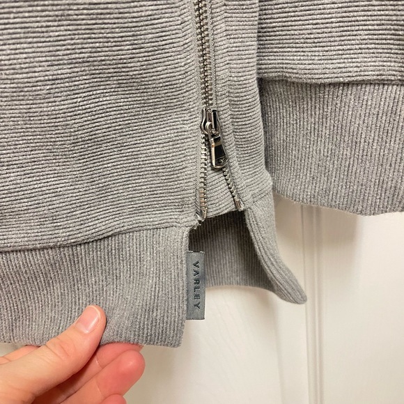 Varley Mae Boyfriend Sweater in Grey - Picture 7 of 11